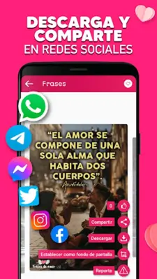 Frases de Amor android App screenshot 2