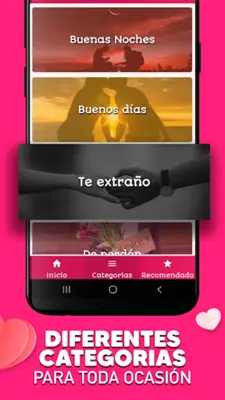 Frases de Amor android App screenshot 3